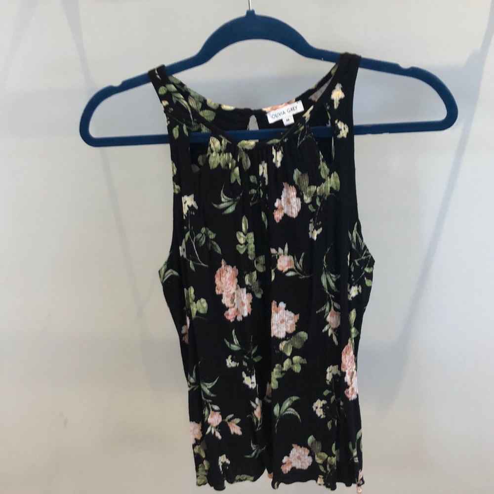 Sleeveless Floral Dreams top